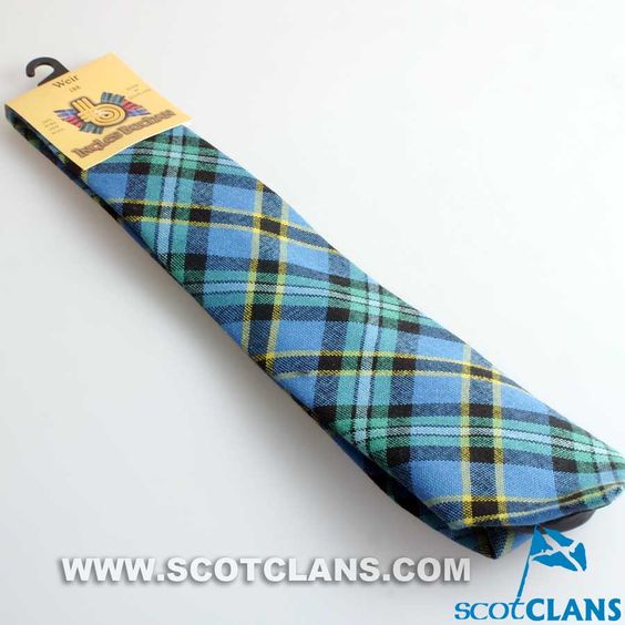 Pure Wool Tie in Weir Ancient Tartan