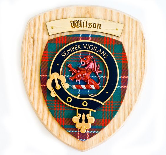 Wilson Clan Crest Plaque